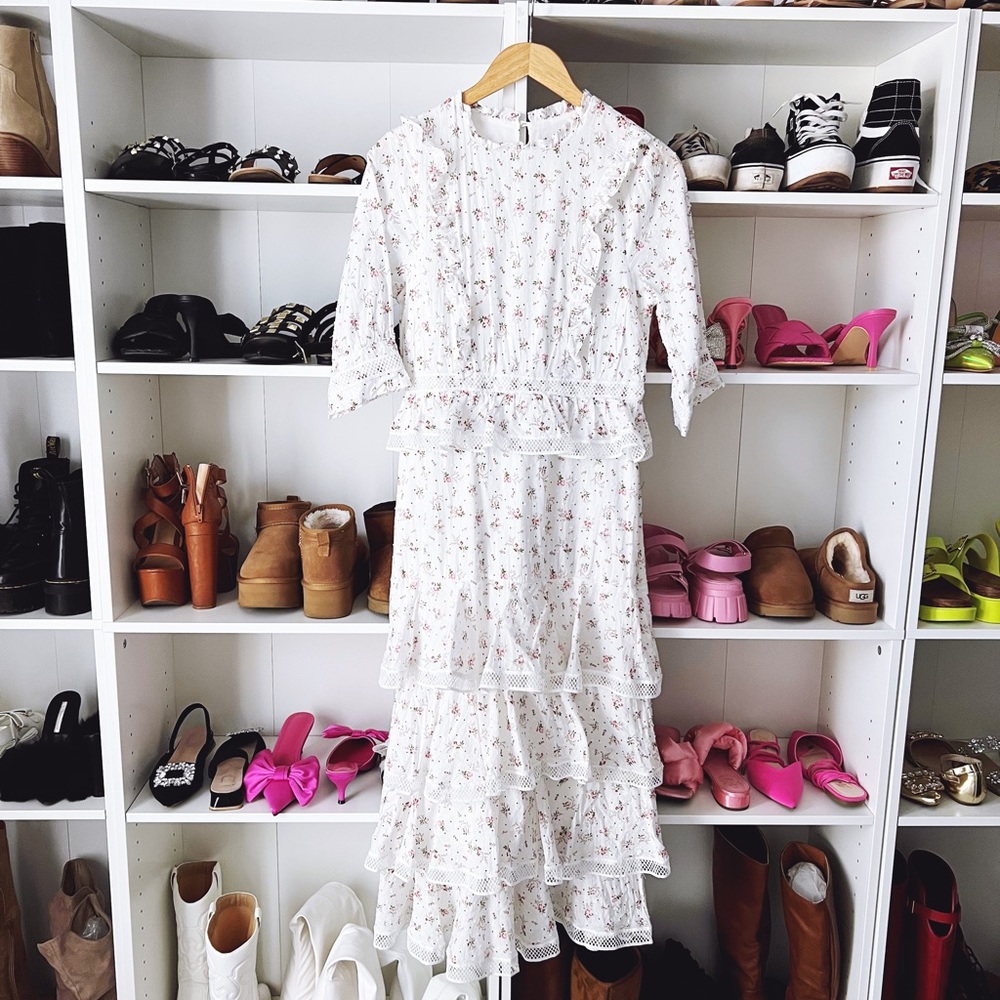 Lulu's Floral Maxi Dress
